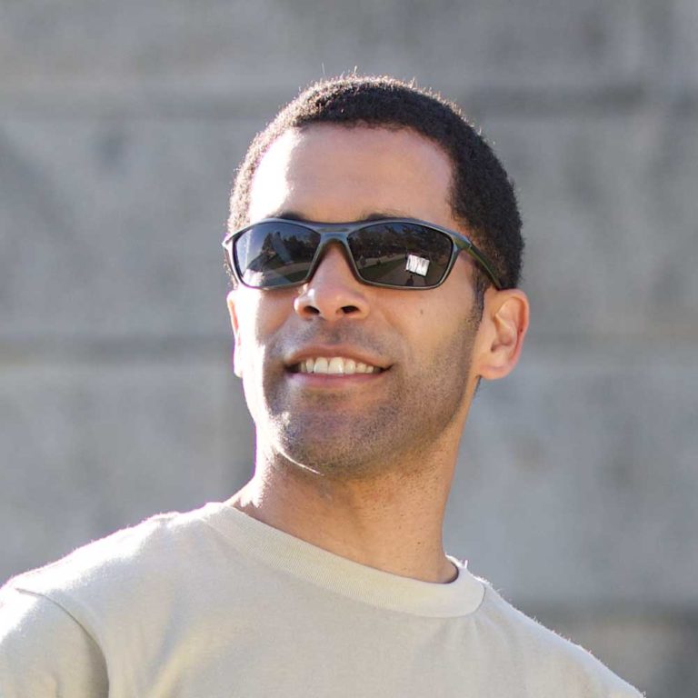 Man wearing sunglasses while outdoors